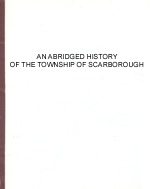 Cover for Abridged History of the Township of Scarborough