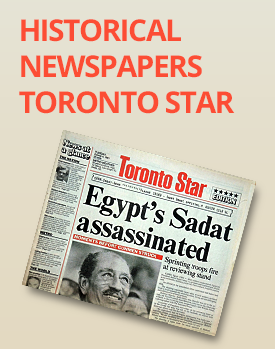 Toronto Star Historical Newspaper Archive : Toronto Public Library